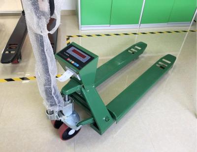 China 2t weight function pallet jack scales built in printer for sale