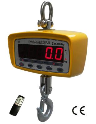 China Heavy Duty Weight Function 500kg 1000kg 1ton Digital Crane Scale Hanging Scale for sale