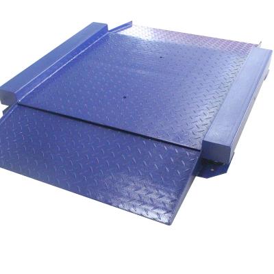 China Weight Function 3t Led Display Platform Floor Scale With Ramps for sale