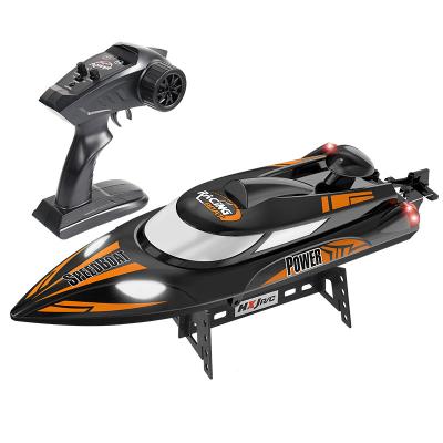 China Anti overturning function HongXunJie  30+MPH Fast Remote Control Boat with Rechargeable Batteries for Lakes 2.4 GHz High Speed RC Boat for Kids Gifts for sale