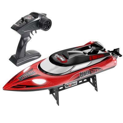 China Anti overturning function OEM Accepted 2.4G Remote Control Racing Boat with Night Light  Anti turn Propeller High Speed Yachts Water Toy RC Boat for sale