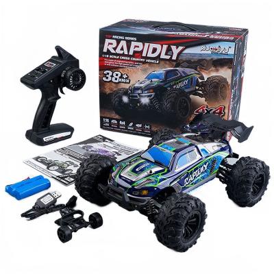 China Full-time 4WD System 1:16 Scale High Speed Racing Bigfoot RC Car 2.4GHZ 4WD Off-Road Vehicle Auto RC Remote Control Car for Kid or Adult for sale