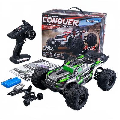 China Full-time 4WD System 16102  38km/h High Speed BigFoot RC Car 2.4GHZ 4WD Off-Road Vehicle Auto RC Remote Control Truck With Light For Adult and Kids for sale