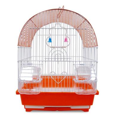 China Viable Pet Supplies High Quality Durable Pet Birdcage Portable Standing Pole Parrot Cage for sale