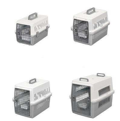 China Portable Travel Pet Dog Air Carriers Box Cat Viable Carrier Various Sizes Carry Cages for sale