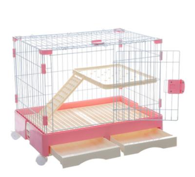 China Small Breathable Folding Style Wire Mesh Rabbit Cage For Sale for sale