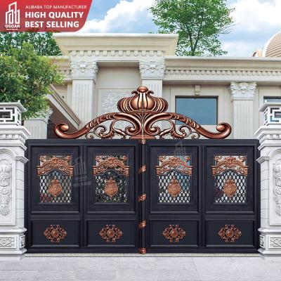 China Easily Assembled Good Quality Professional Customized Security Laser Cut Aluminum Garden Gate for sale