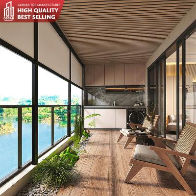 China UV Protection Motorized Zipper Track Zipper Roller Blinds For Garden Pergola for sale