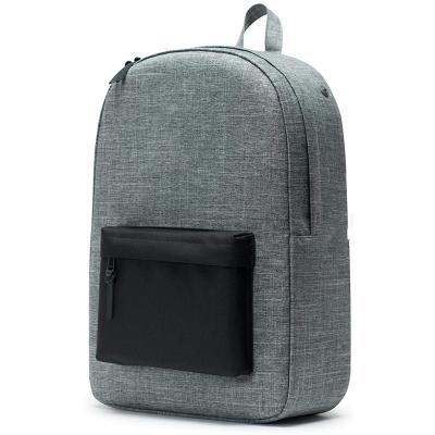 China Fashion gray and black backpack large capacity outdoor sports color daily use school bag for sale