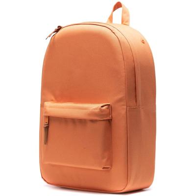 China Fashion Outdoor Activities Use Large Capacity Orange Color Backpack Daily School Bag for sale