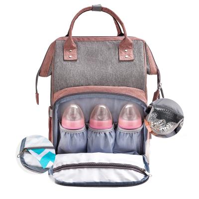 China Hot Selling Water Resistant Fashion For Mothers Customize New Travel Diaper Baby Bags for sale