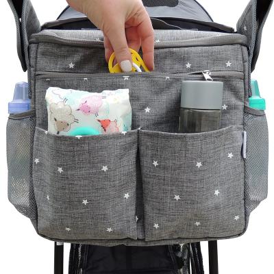 China Multifunctional Baby Diaper Bag Mommy Bag Stroller Organizer Bag for sale