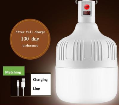 China Practical high power 80W 100W 150W USB rechargeable led bulb lamp energy saving led bulb light for housing and outdoor lighting for sale