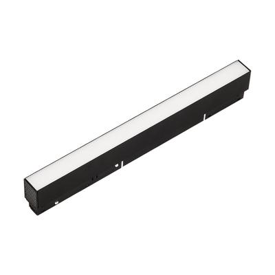 China Bedroom Living Room Magnetic Track System Cheap Price Suitable For Bedroom Living Room Magnetic Black LED Linear Light for sale