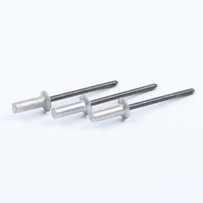 China GB 12616 steel cut-off flat head chuck closed and aluminum/5056/45# steel blind rivets, 5056/45A phosphating diameter 3.2mm-5mm for sale