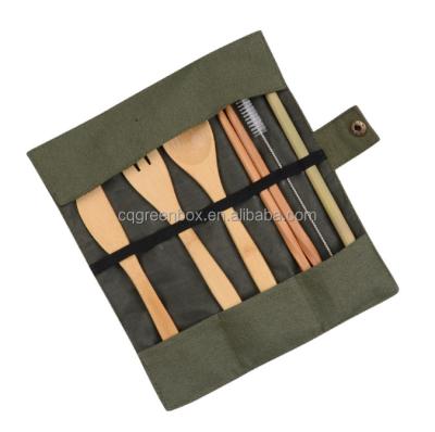 China Gift Disposable Eco Friendly Customized Reusable Bamboo Cutlery for sale