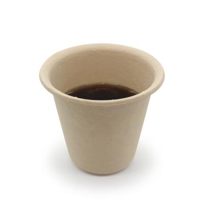 China Best Eco Friendly Selling 200ml Bamboo Fiber Cup Biodegradable Environmental Protection Drink Cup for sale