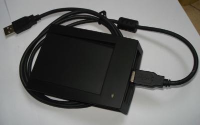 China ISO14443A Programming RFID UHF Reader Desktop 13.56MHz HF 110 × 80 × 26 MM for sale