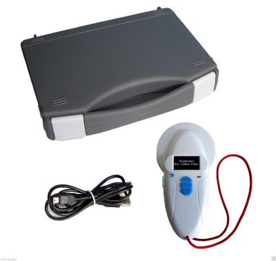 China RFID Chip Reader Animal Microchip Scanner 128 X 64 Pixels With RF Transmitter for sale