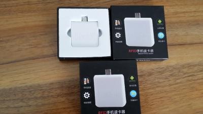 China Kartenleser 13.56mhz Android RFID, Hand-RFID-Leser-Plug-and-Play zu verkaufen