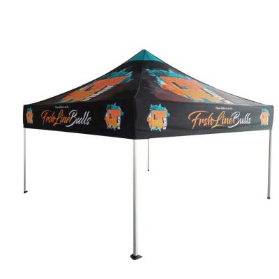 China Customized Logo Waterproof 1.5m x 1.5m Polyester Waterproof Gazebo Adversting Oxford Canopy Outdoor Tents for sale