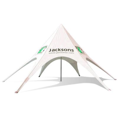 China custom printed logo UV-resistant waterproof event shade tent outdoor exhibition folding waterproof star tent for sale for sale