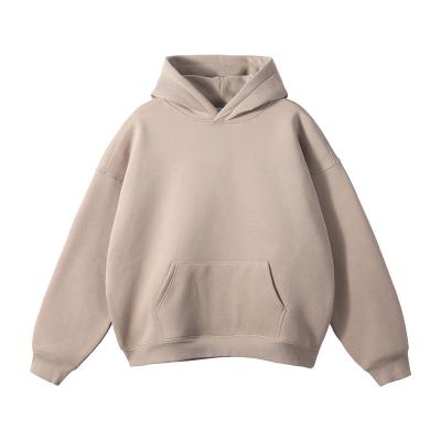 China Anti-wrinkle Wholesale Hooded Sweaters Pullover Drawstring Blank Hoodie No Strings Embroidery Hoodie Manufacturer for sale