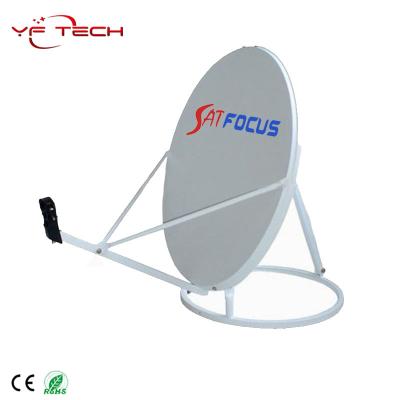 China 60cm Solid Steel Satellite Dish Antenna with White Color for sale