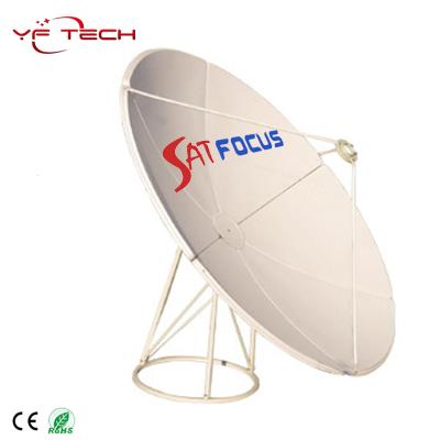 China 120cm polar axis c band tv steel dish tv antenna for sale