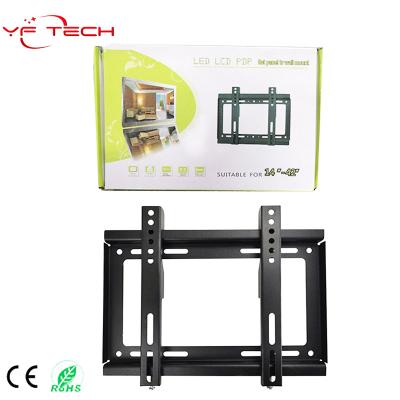 China Led LCD Plasma TV Mount 14-42 Inch High Quality Fixed TV Stand VESA 200*200 Bracket Led LCD Plasma TV Mount up to 25kg/55lbs maximum for sale