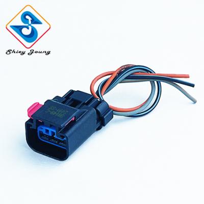 China Automotive 3 Pin Connector Assembly Auto Wiring Sensor And Ignition Coils Female Plug for sale