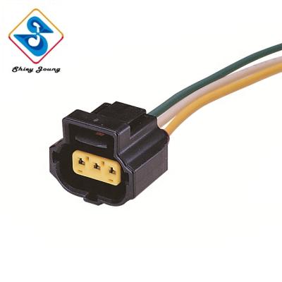 China Automobile Alternator Repair Wiring 3 Pin Automotive Connector Female Male Assembly Plug WPT118 1U2Z-14S411-TA for sale