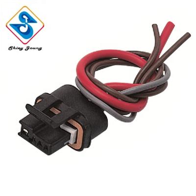 China Automotive 12085525 3 Way Alternator 1210895 12117361 PT494 Female Connector With Internal Voltage Regulator 2 Pin Alternator Plug Harness for sale