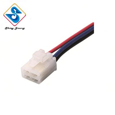 China Automotive Universal Type Connector Harness 250 Retainer 4 Pin Female Male Wire Harness for sale