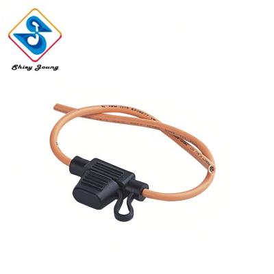 China Vane Shaped Mini Plug-in Fuse Holder Custom Auto Fuse Holder Harness ASP Wire Fuse Holder Without for sale