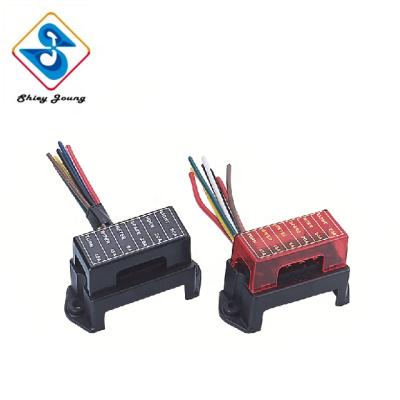 China Auto Fuse 6 Pin Car Fuse Boxes Blade Fuse Box 6P Universal Automotive Automotive for sale