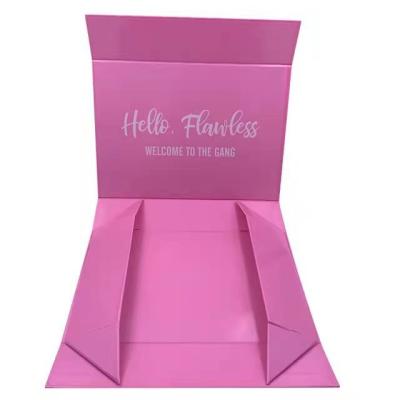 China Handmade Custom Luxury Gift Paper Box For Clothes Hair Swimming Wear Circle Folding Gift Apparel Boxes Packaging for sale