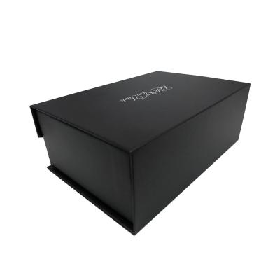 China New Arrival Wholesale Handmade For Simple Elegant Folding Closure Magnetic Packaging Gift Box For Wig Fashion for sale