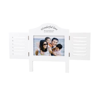 China High Definition 4x6 Picture Frame Wood Table Wall Mount Solid Wood Glass Picture Frame for sale