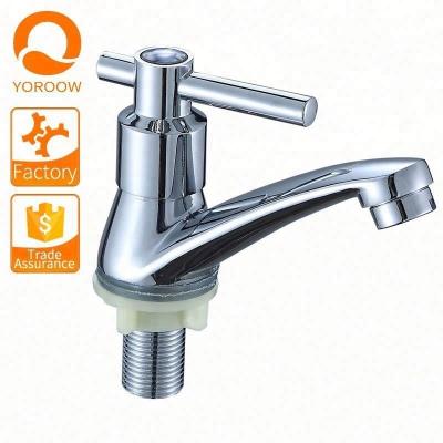 China Hot Selling Zinc Single Handle Dish Chrome Thermostatic Faucets Cold Water Cartridge Brass Basin Faucet For Basin for sale