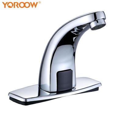 China China Factory Price Sensor Brass Body Hot And Cold Water Basin Faucet Mixer 59 Automatic Electric Touchless Basin Faucets China Factory Price for sale