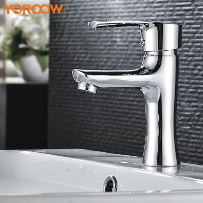 China YOROOW good quality modern torneira da bacia deck mounted faucet 59 brass basin mixer tap for bathroom for sale