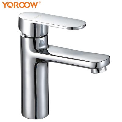 China Thermostatic Washing Faucets Easy Installation Square Handle Basin Faucet Brass Mixer Tap for sale