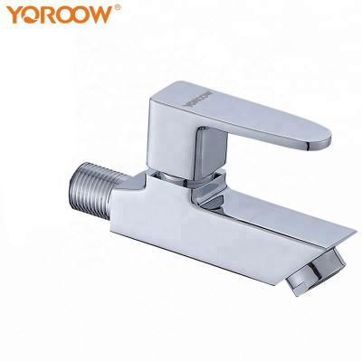 China Modern Factory Customized Open Water Valve Core Brass Single Lever Long Body Brass Bibcock Quick Faucet for sale