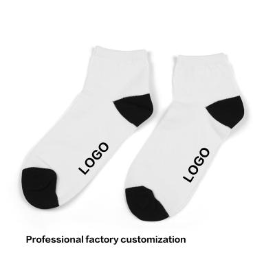 China Custom Cotton Men's Pattern OEM QUICK DRY Shorts Logo Design Sports Ankle Socks for sale