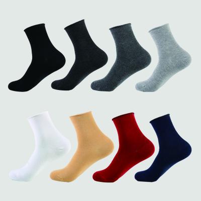 China Simple Design QUICK DRY Dress Style Soft Charcoal Gray Men Solid Color Bamboo Socks for sale