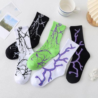 China Cool Running Anti-Fault Fashion Horror Sports Men Skate Crew Compression Sports Socks for sale