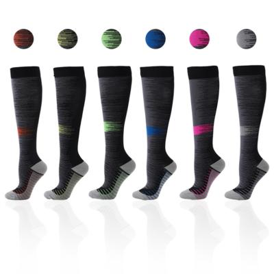 China Wholesale High Quality Loose Long Tennis Colorful Socks Breathable Sports Soccer Socks Football for sale