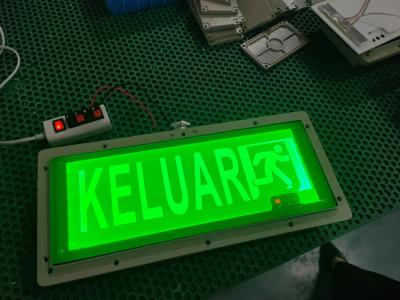 Китай Aluminum Explosion Proof Led Emergency Light Exit Sign 3w продается