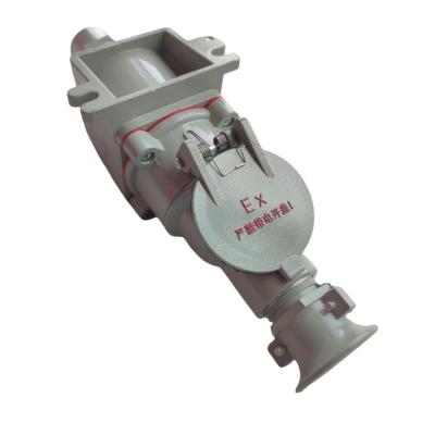 China ATEX Explosion Proof Plug Socket Tri-proof Aluminum/GRP 4-Core for hazardous industrial marine offshore Ex lamp for sale